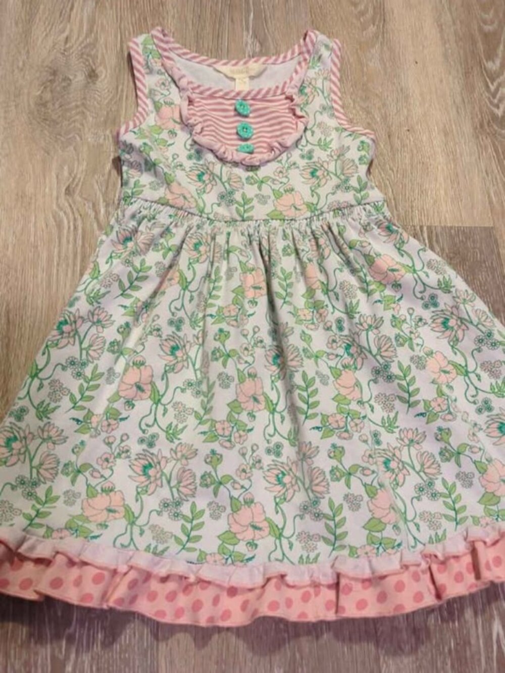 Matilda Jane Floral Sleeveless Dress Size 4
